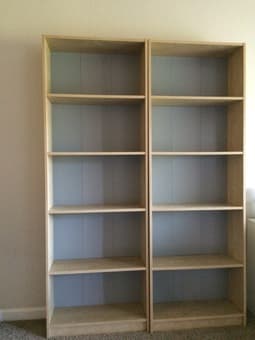 Two IKEA bookcases 1