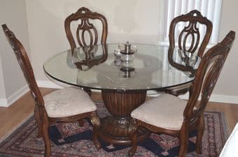 Gorgeous Dining Set, Coffee Table, and Side Table 1
