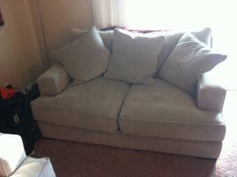 Couch Set: large couch & love seat - $400 (menlo park) 1