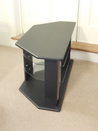 Black TV Stand $45 2