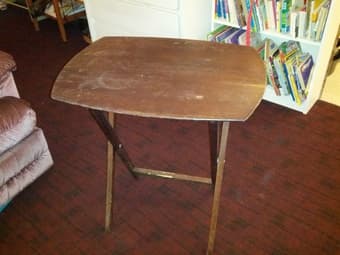 Wooden folding table $5 1