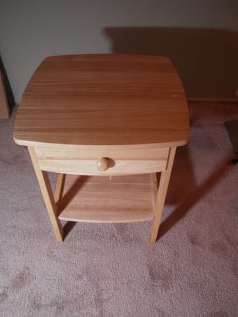bed side table $20 2