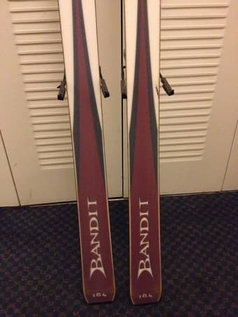 $60 Rossingnol Bandit Xx Snow Skis with Bindings 3