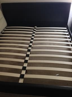 King (aka European King) Bed Set and Stearns Foster Mattress - $500 3