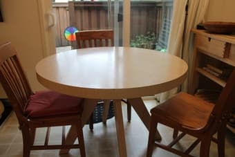 For sale -  Crate & Barrel Round dinner table 1