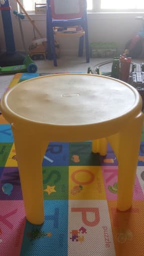 Little Tikes Bold 'n Bright Table, yellow - $10 (cupertino) 2