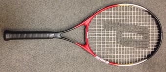 Selling items: grill, air mattress, tennis racket, bookcase, and more 3
