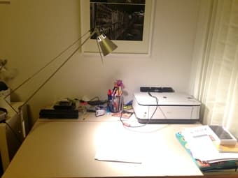 Floor lamp for work desk - $25 1