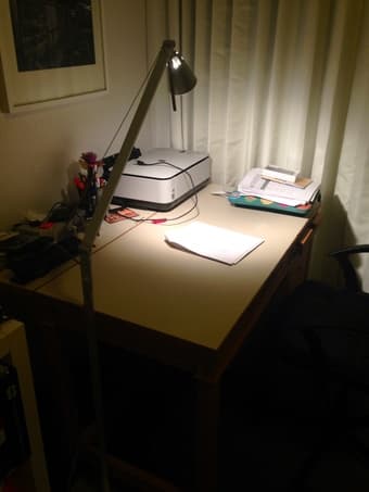 Floor lamp for work desk - $25 2