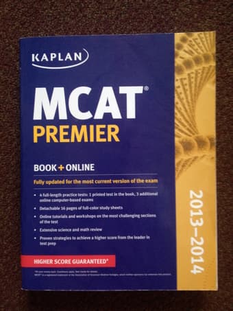 $20 Kaplan MCAT Premier 2013-2014 BOOK + ONLINE 1