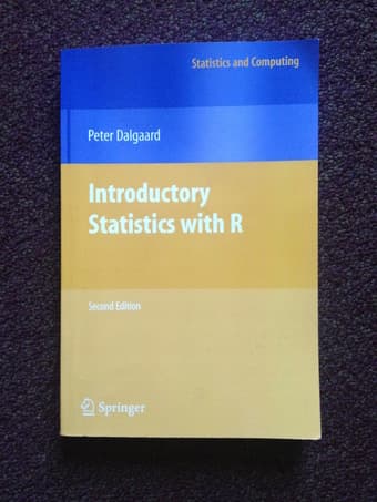$20 Introductory Statistics with R, Peter Dalgaard 1