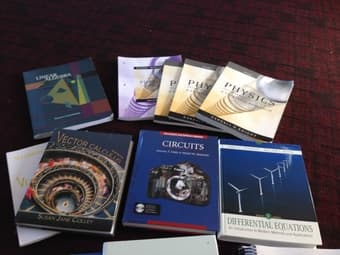 Textbooks (Engr, Math, Psych, Biodesign) 2