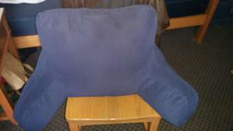 Navy Bedrest for sale at $20 1