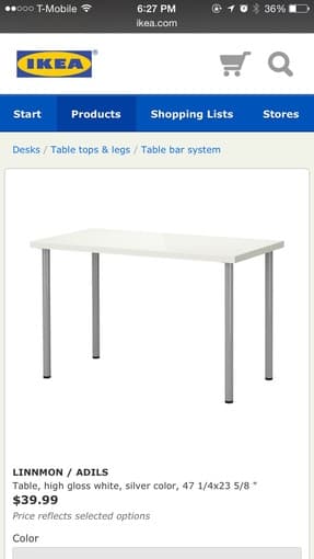 Moving sale: one ikea desk, two ikea chairs, one dinning desk 1