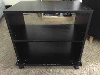 2 tier rolling shelf 1