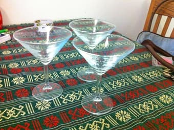 Fancy coctail glasses 6 for $10 1