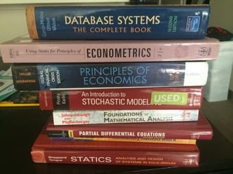 Textbooks: CS,Stats,Econ 2