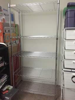 Whitmor Supreme 5-Tier Shelving Chrome from Target. 1