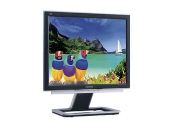 19" LCD Monitor: ViewSonicVX922 Black-Silver 2ms video response time 1