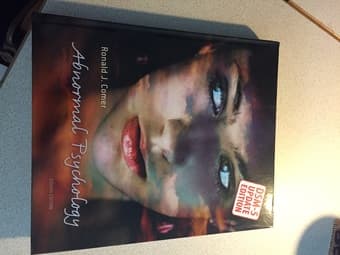 Psych 30 & Psych 95 books: Perception book & Abnormal book 2