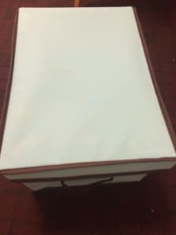 Collapsible fabric tote storage - 2$ each 1
