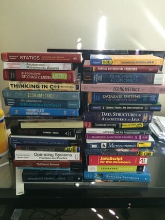 CS,Math,Stats,Econ Textbooks 1