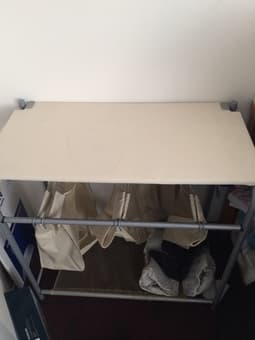 Table for clothing, laundry, etc.. Good condition - 5 dollars 1