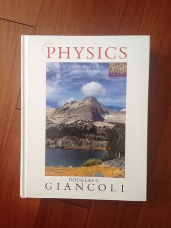 NEW Physics 20 Giancoli textbook 1
