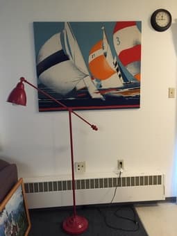 Moving sale (EV): TV stand,rug,wall picture,floor lamp,shoe rack 2