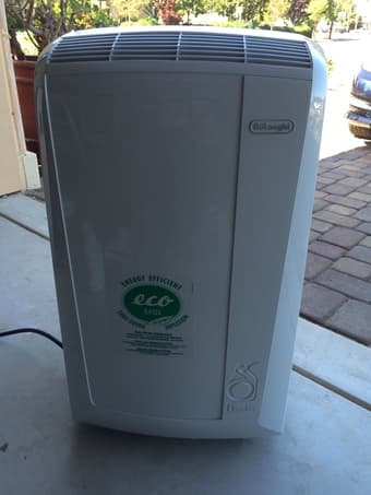 Delonghi pacn120e 12 000 btu portable air conditioner $250 1