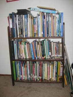 Foldable book shelf for sale  $10 1