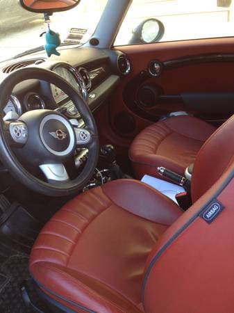 2008 Mini Cooper S with Red Leather Interiors 3