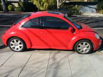 2001 VW red beetle 1