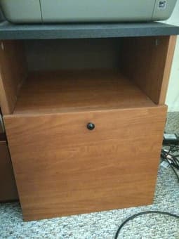 Wooden File Cabinet - $10 OBO 1