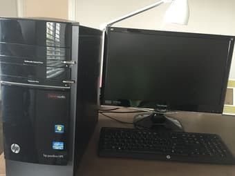 HP desktop,HP keyboard,ViewSonic Screen & Macbook Pro 13 inch FOR SELL 1