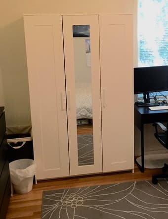 White Armoire/Closet for sale 1