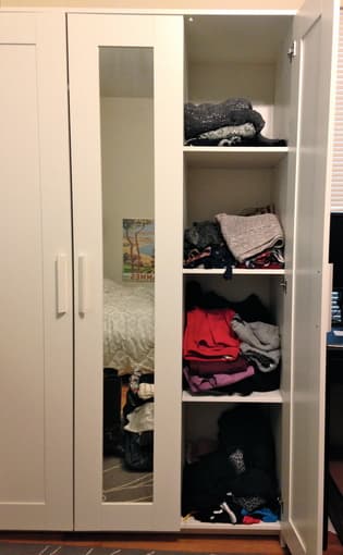 White Armoire/Closet for sale 3