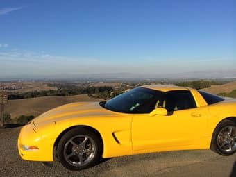 2001 Yellow Corvette - low mileage of 62k only! $21600 1