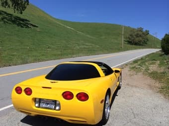 2001 Yellow Corvette - low mileage of 62k only! $21600 2