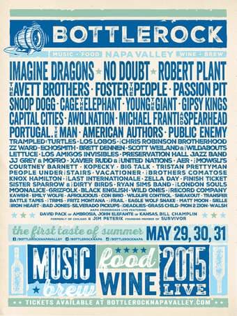 TWO BOTTLEROCK NAPA 3-DAY PASSES! 1