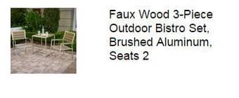 Outdoor Furniture Bistro Set - $55 (mountain view) 2