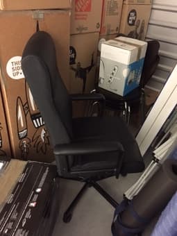 MOVING: West Elm side table, Therapure Purifier, LAMPS, Leather Chair 3