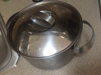 IKEA Clean steel pot - $10 1