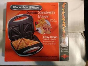 brand new durable sandwich maker and Diaper- $5 (palo alto) 3