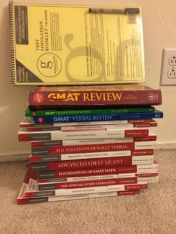 Manhattan GMAT Prep books- $80 1