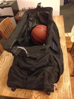 Large duffel bag with wheels - $15 2