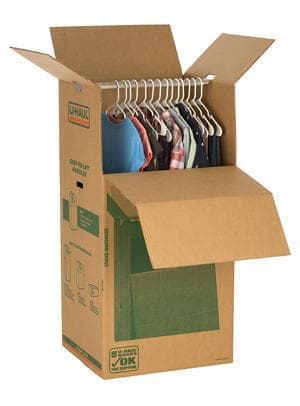 6 wardrobe boxes, assortment of smaller boxes 1