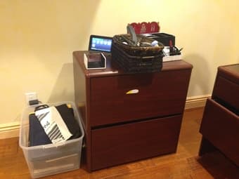 Study table with size table free $90 for both! 3