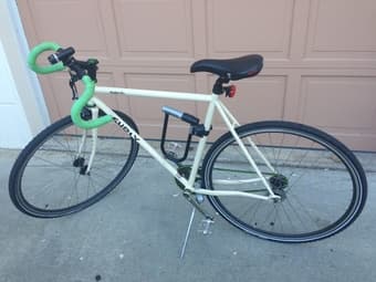 Steamroller bike with U-lock, lights, $400 OBO 1