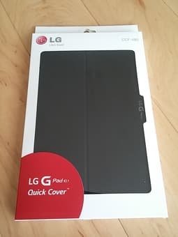 (new, unpacked) LG G pad 10.1 (LG-V700) + genuine cover (CCF-480) 2